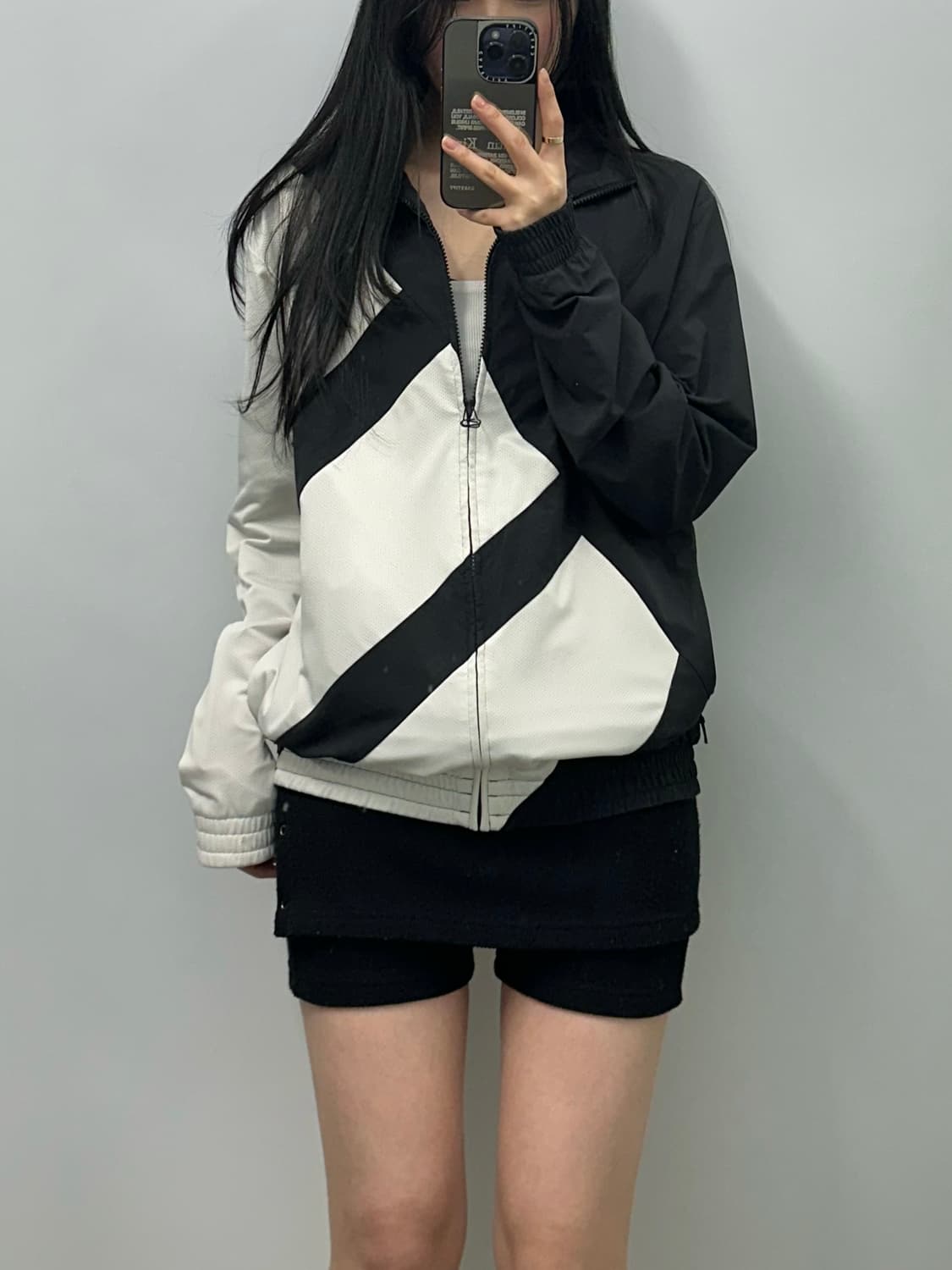 아디다스 빅로고 오래오 배색 바람막이 상품이미지1