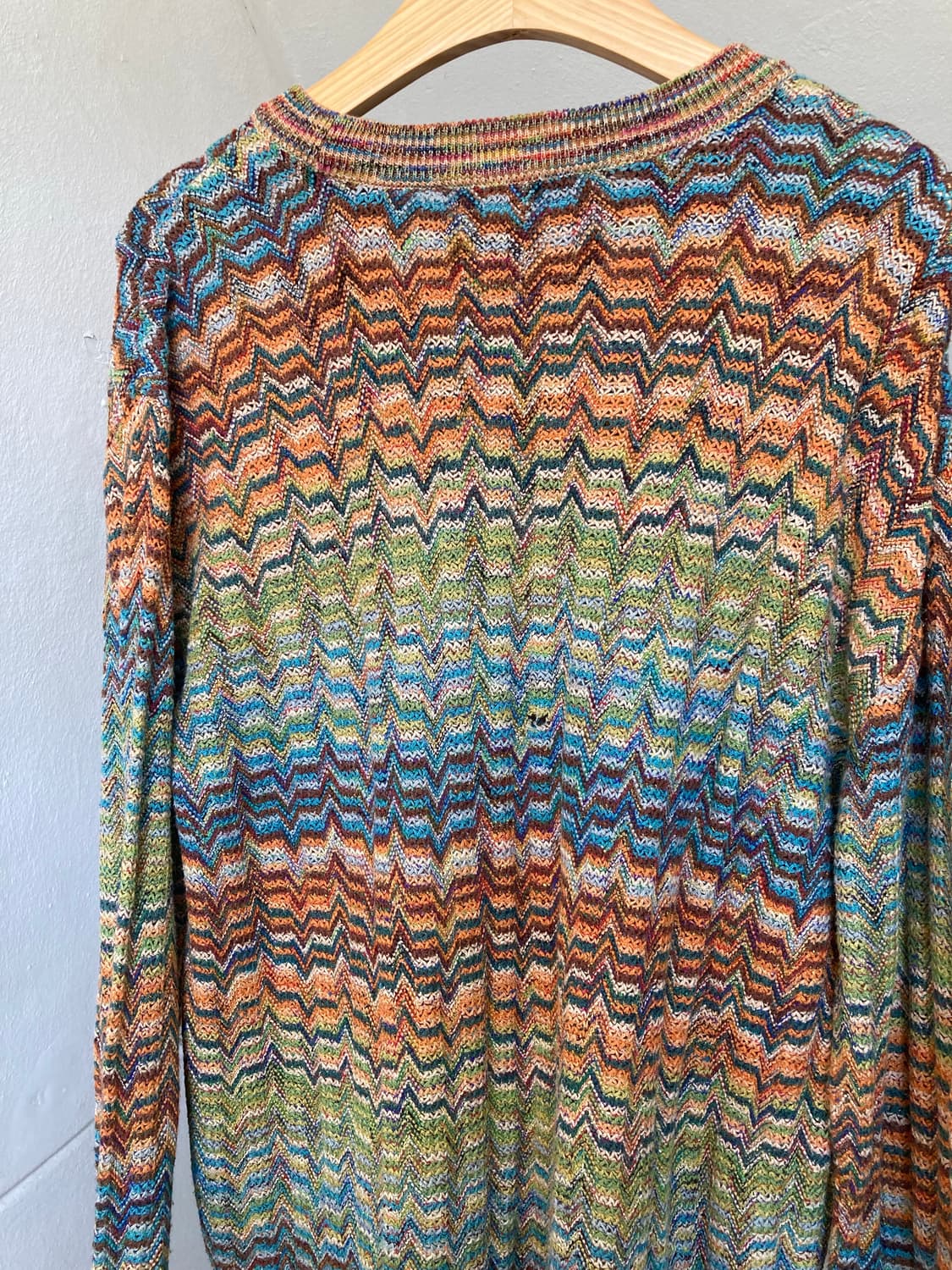 미쏘니st 그런지 패턴 니트 상품이미지6