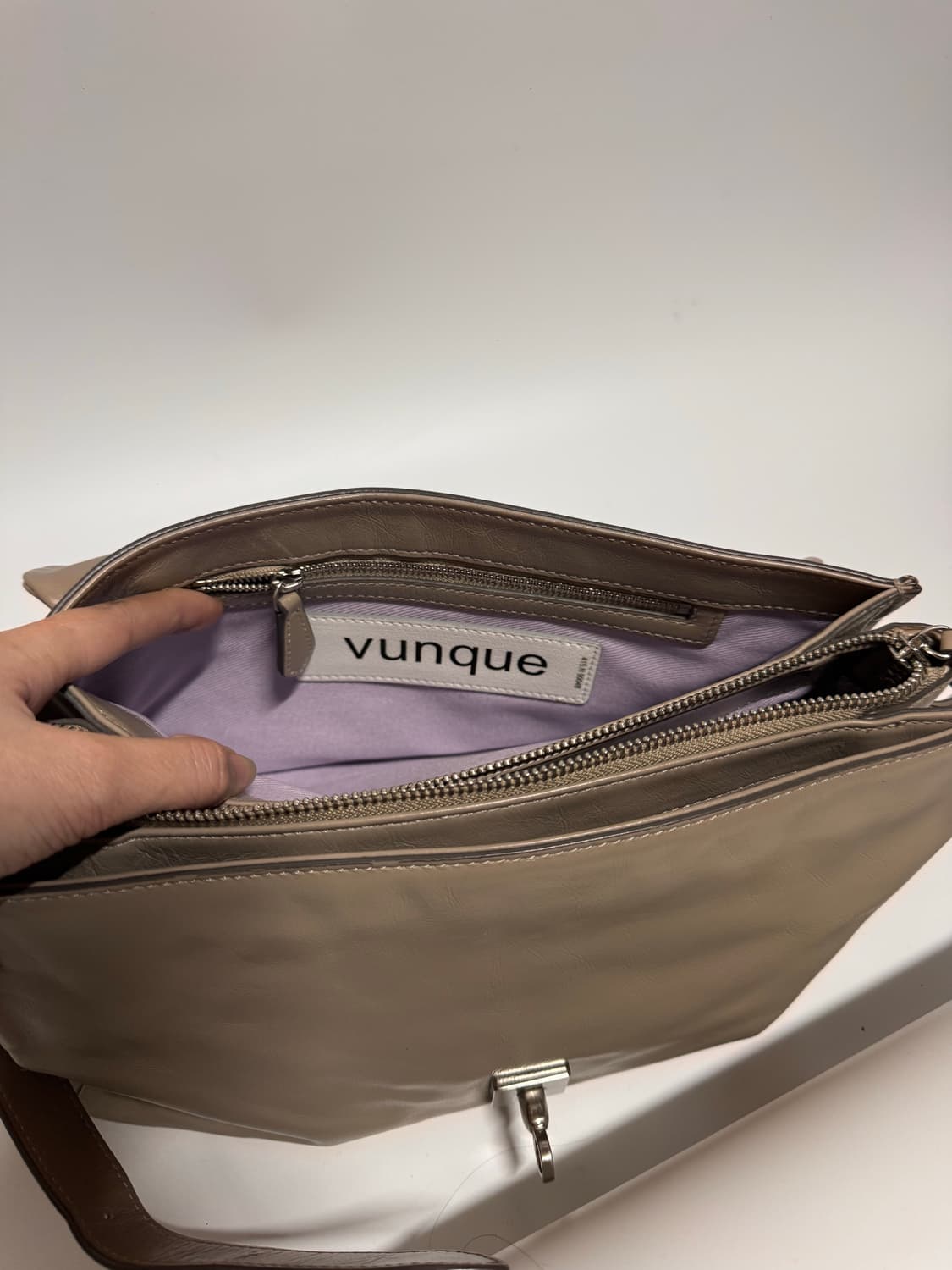 분크 오캄 두 숄더백 베이지 M 상품이미지6