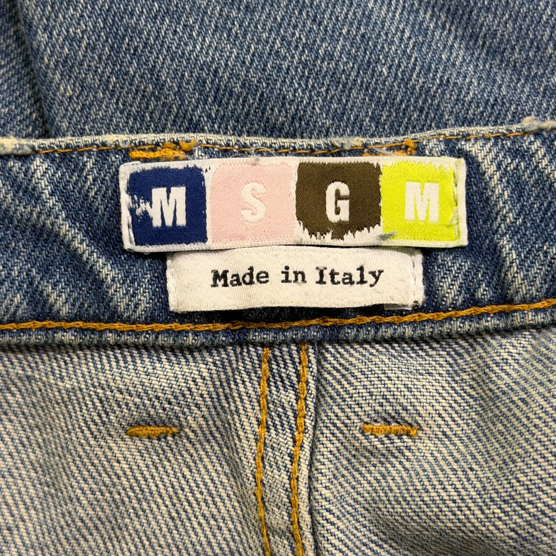 [32] MSGM 디스트로이드진 데님 청바지 상품이미지5