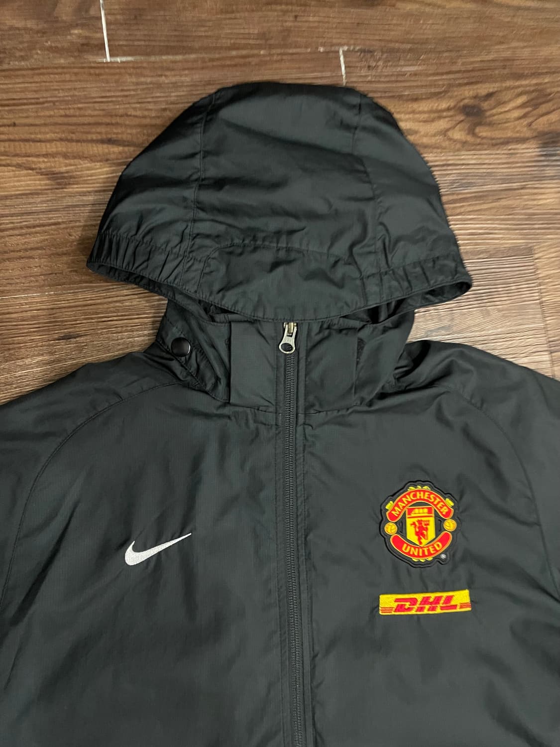 나이키 맨유 DHL 스톰핏 레인자켓 바람막이 블랙 95 상품이미지2