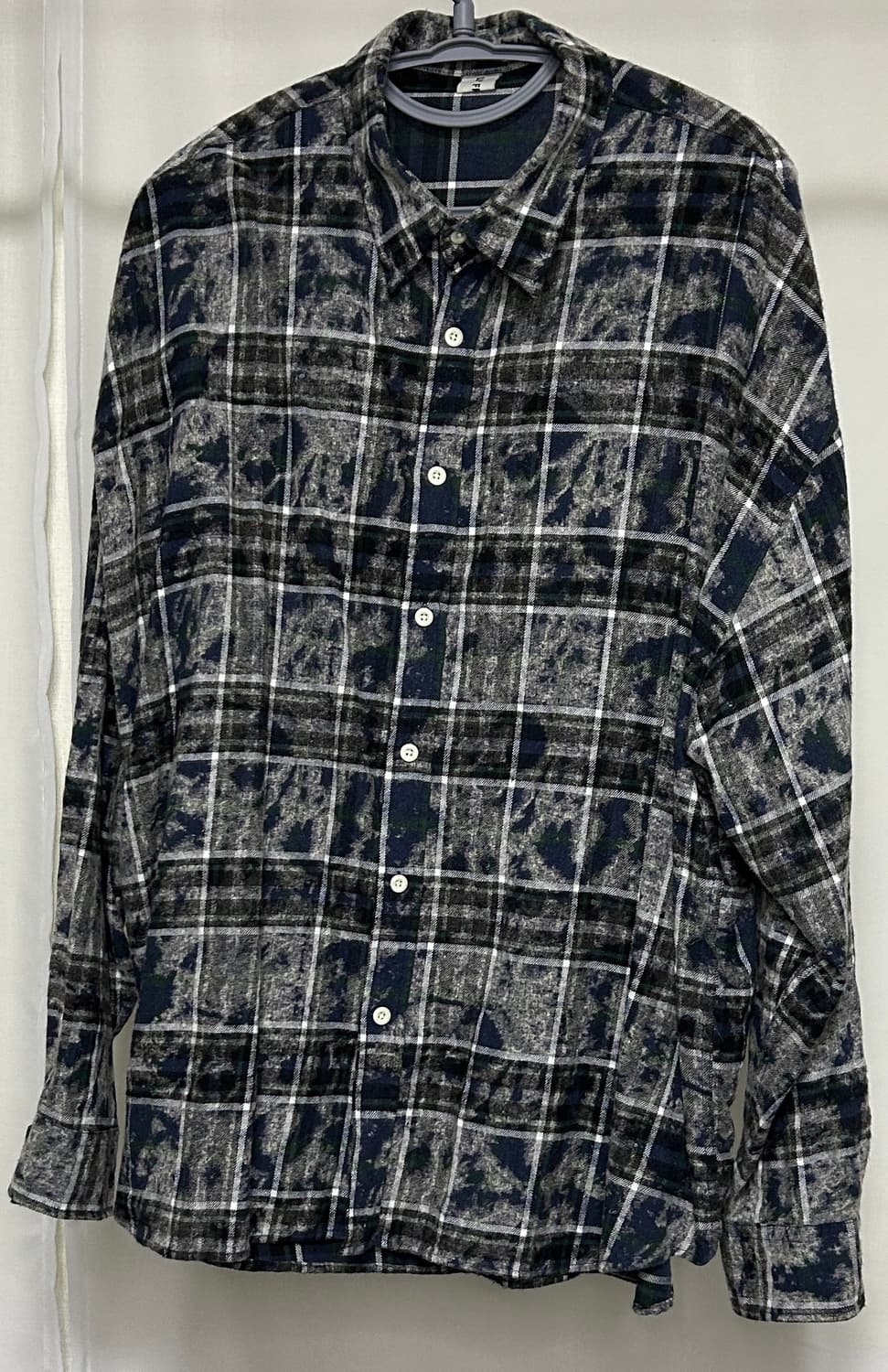 스노우 체크 나염 셔츠 상품이미지4