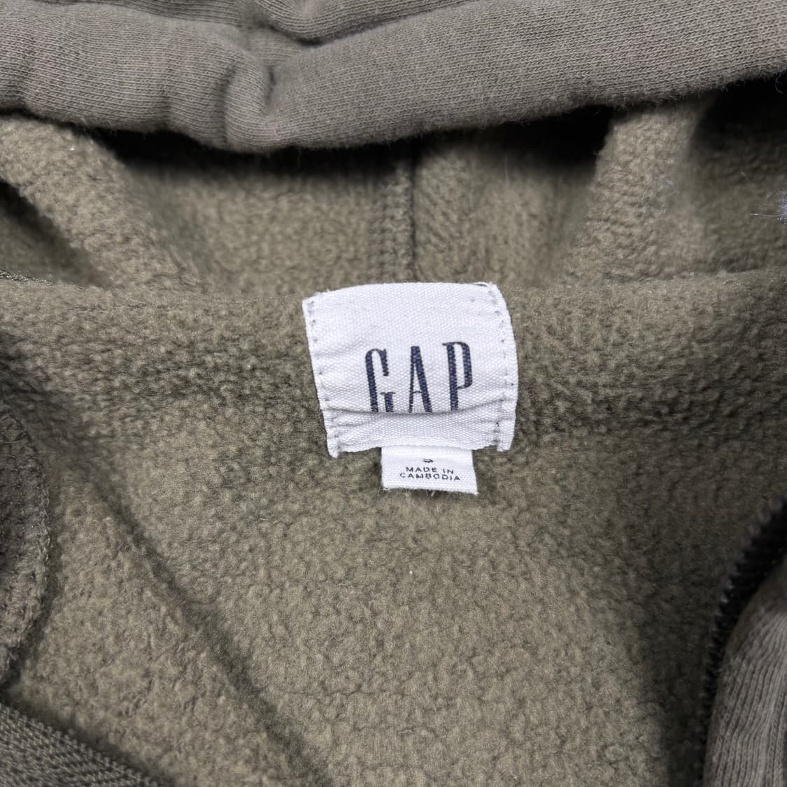 갭 브라운컬러 후드집업 상품이미지3