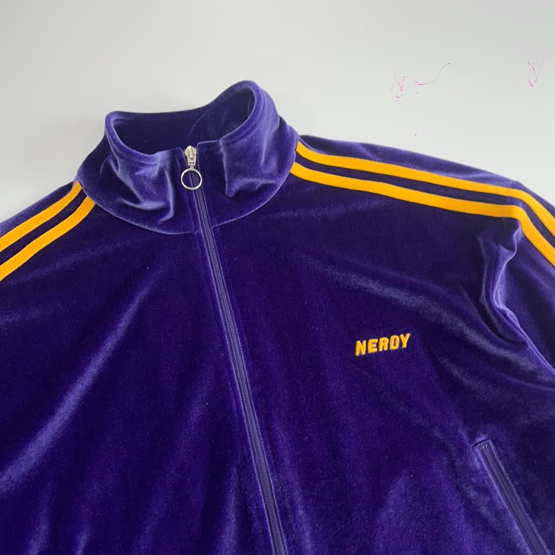 Nerdy 널디 벨벳 퍼플 옐로우 져지  상품이미지4