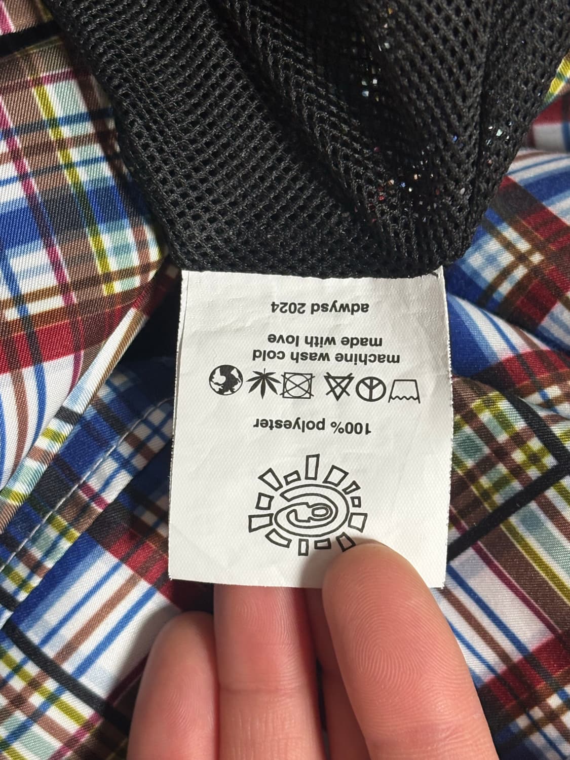 plaid bandemic jacket - burgundy / blue 상품이미지5