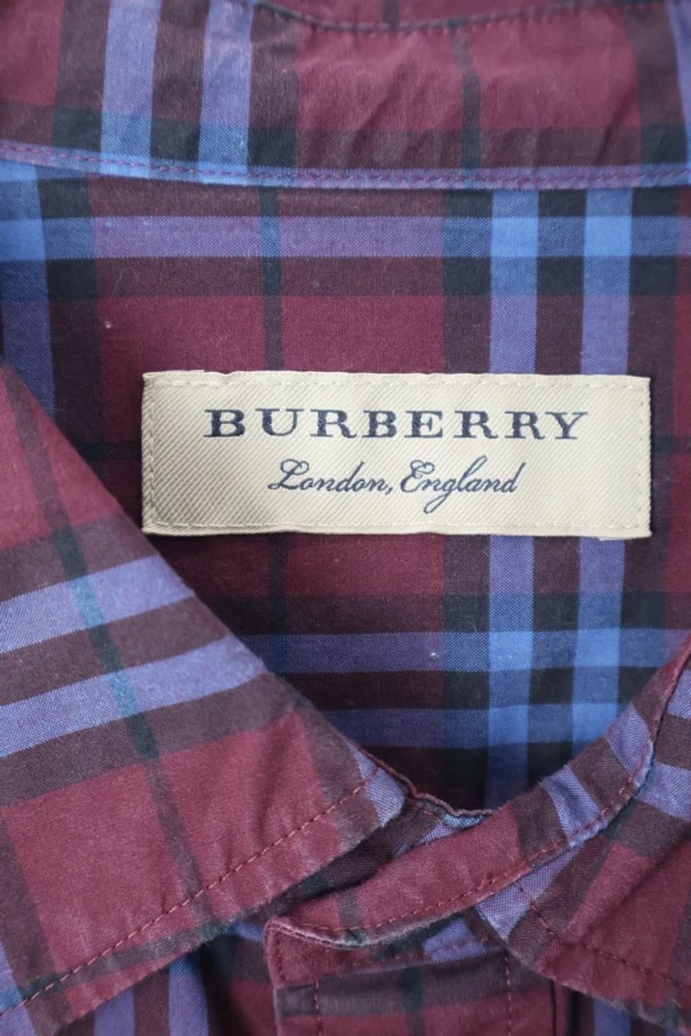 Burberry Check Cotton Button Shirt 상품이미지5