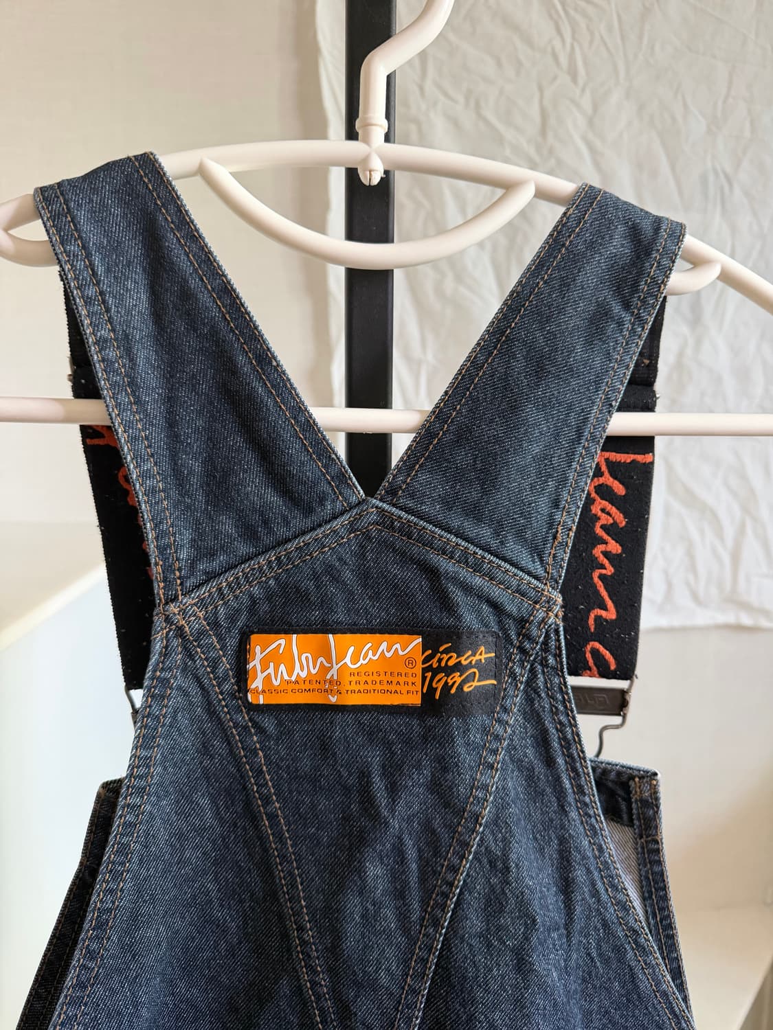 Fubu 오버롤 멜빵 데님 바지 상품이미지7