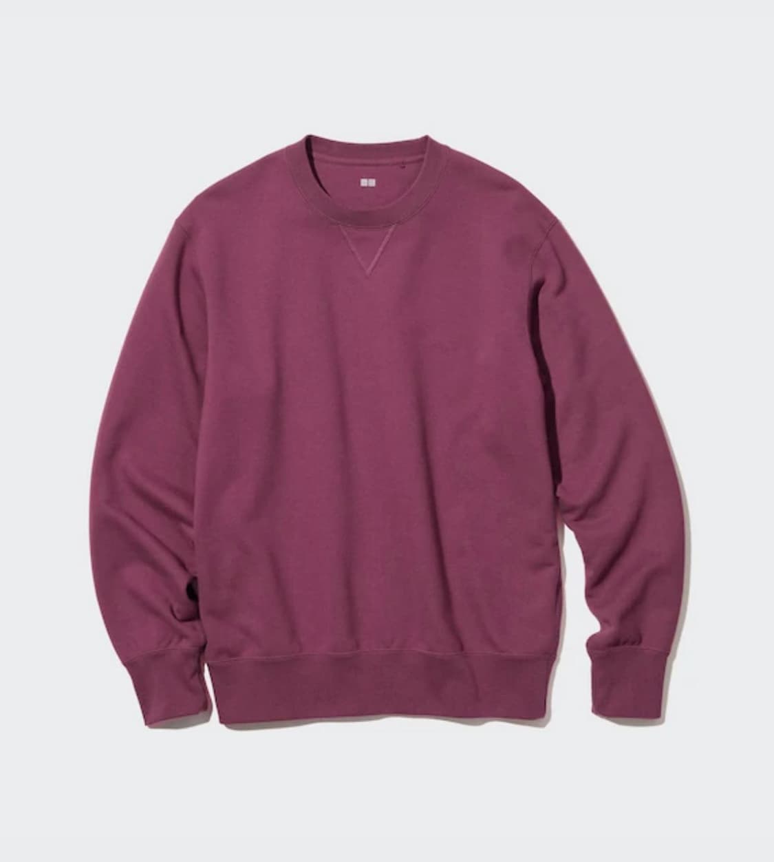 유니클로 맨투맨 스웨트셔츠 퍼플 상품이미지1