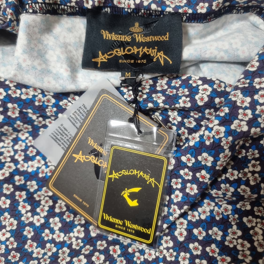 비비안웨스트우드 원피스 드레스 코튼스판 셔링 (55/표기M) 택달린새상품 상품이미지9