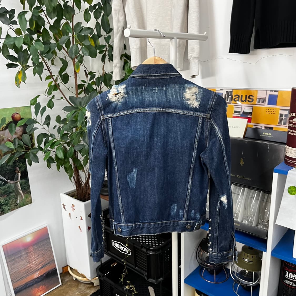 산드로 스터드 데님자켓 1 상품이미지4