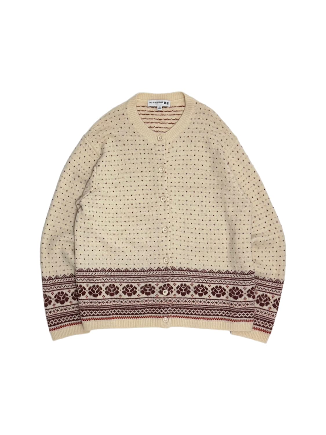 유니클로 X 이네스 노르딕 니트 가디건 상품이미지1