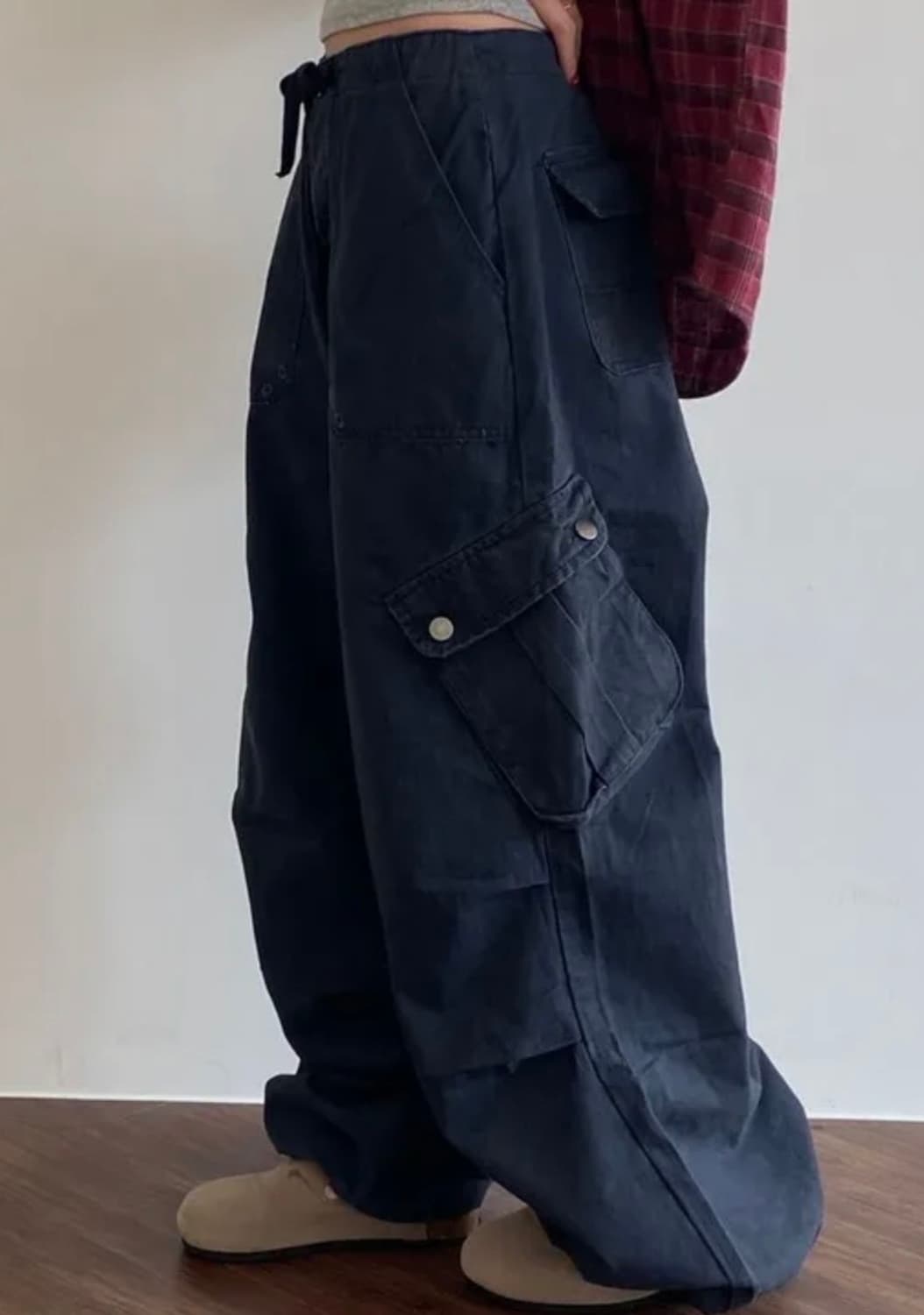 체크셔츠 카고팬츠 set 상품이미지5