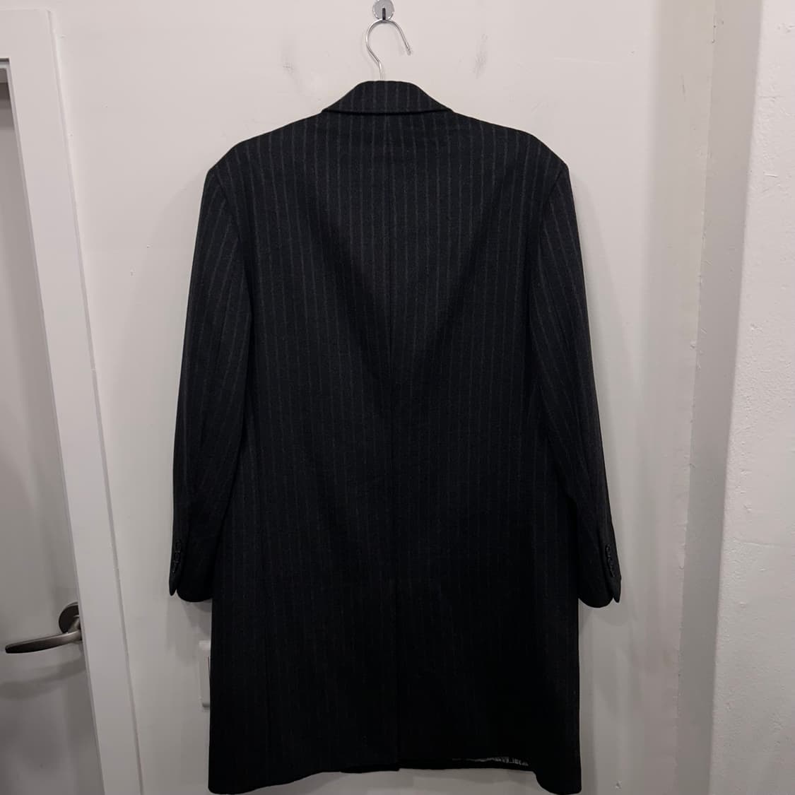 스튜디오 갤럭시 케시미어블랜드 스트라이프 싱글코트 상품이미지5