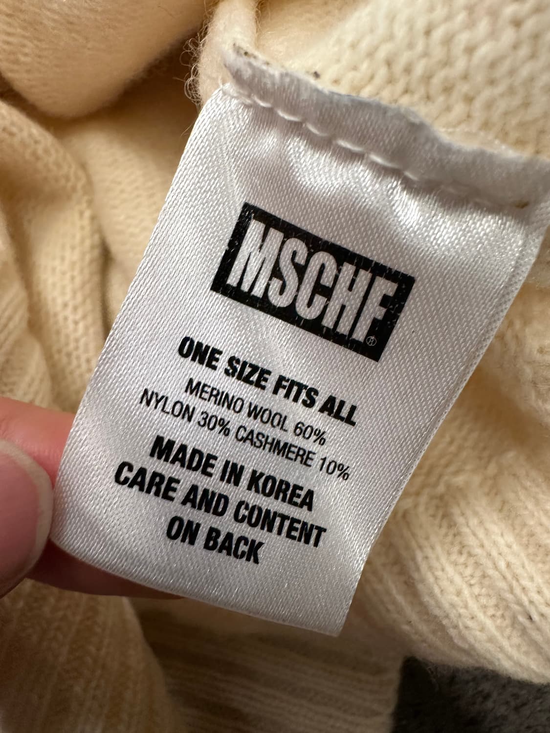 미스치프 니트 처분  상품이미지4