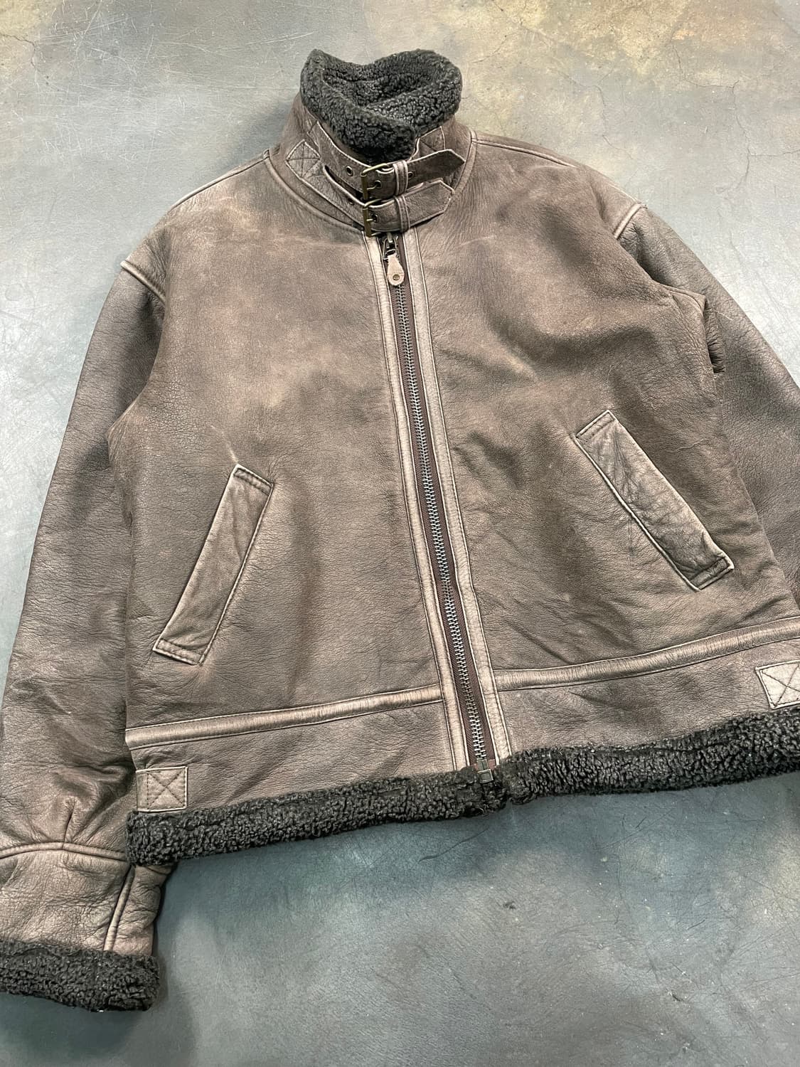 빈티지 B3 무스탕 상품이미지2