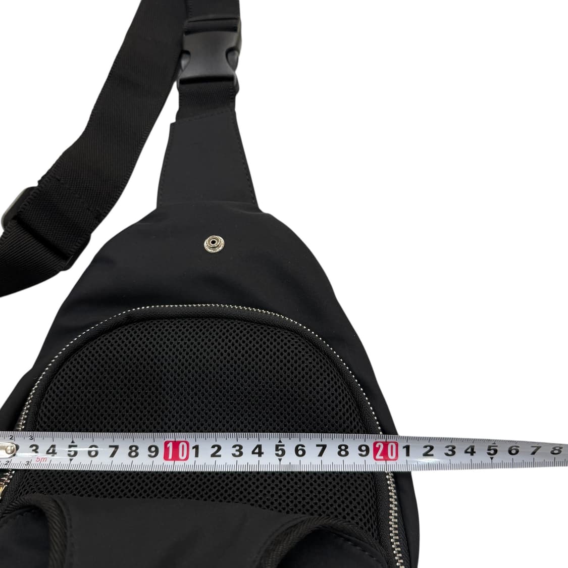 미스치프 폴더블 슬링백 가방 블랙 상품이미지7