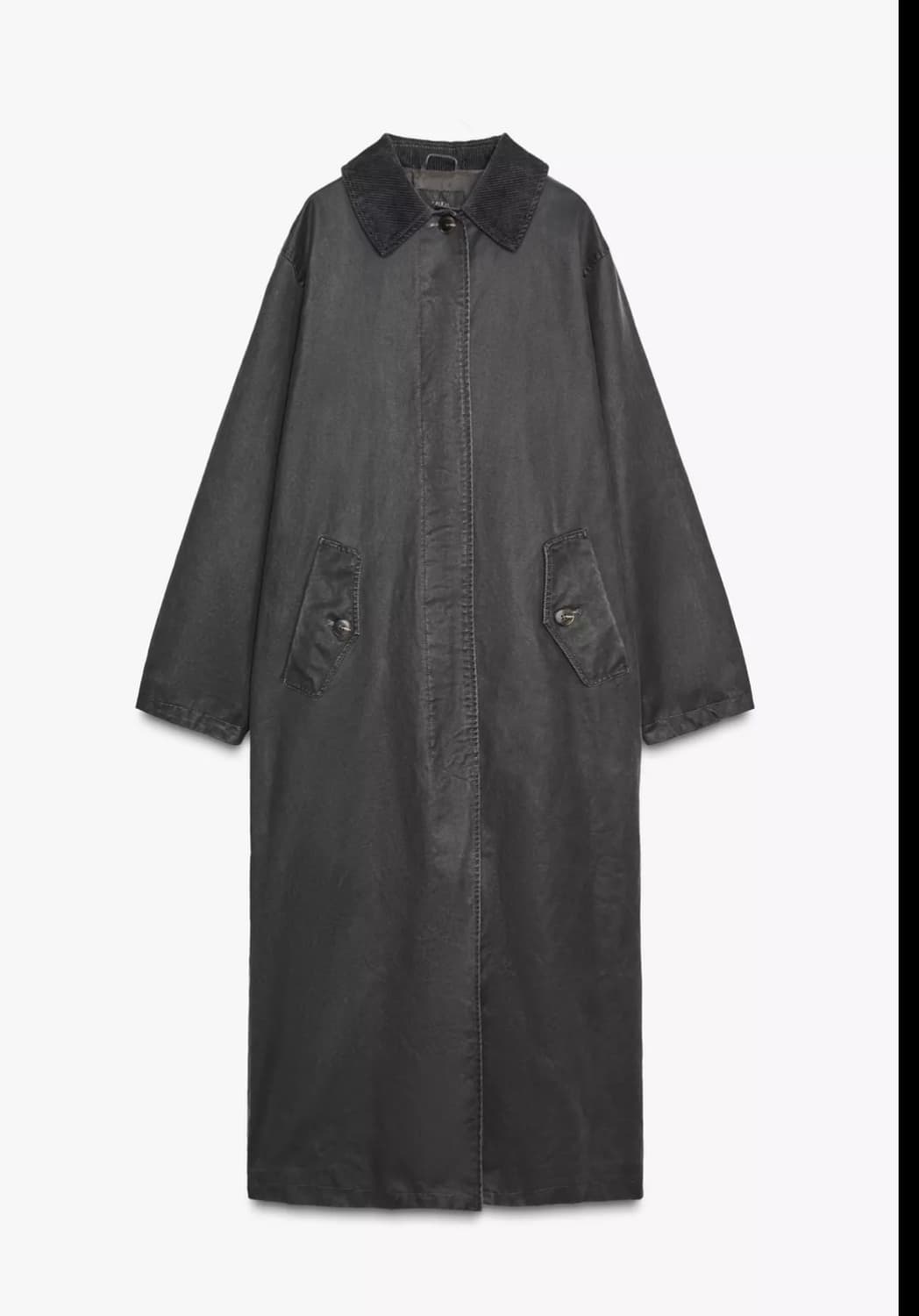 자라 코듀로이 왁스 코트 상품이미지3