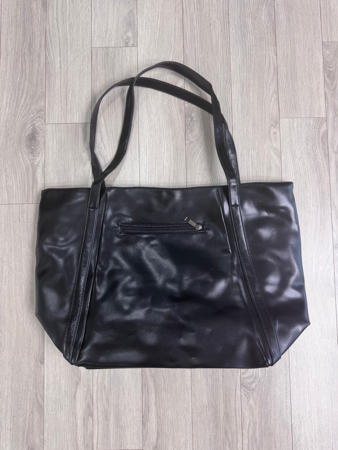 빈티지 레더 스터드 숄더백 블랙 상품이미지2