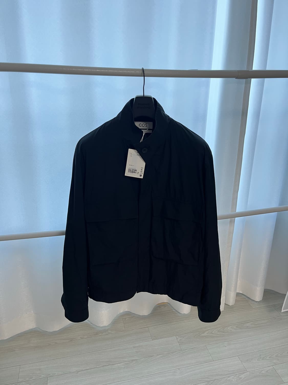 코스 라이트웨이트 유틸리티 오버셔츠 블랙 L 상품이미지3