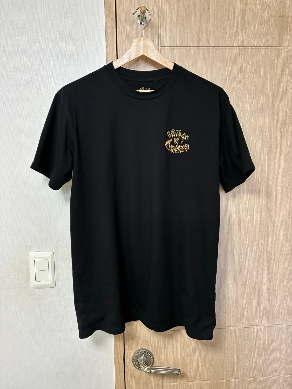 [L]본앤레이즈드 마리아 티셔츠 블랙 상품이미지2