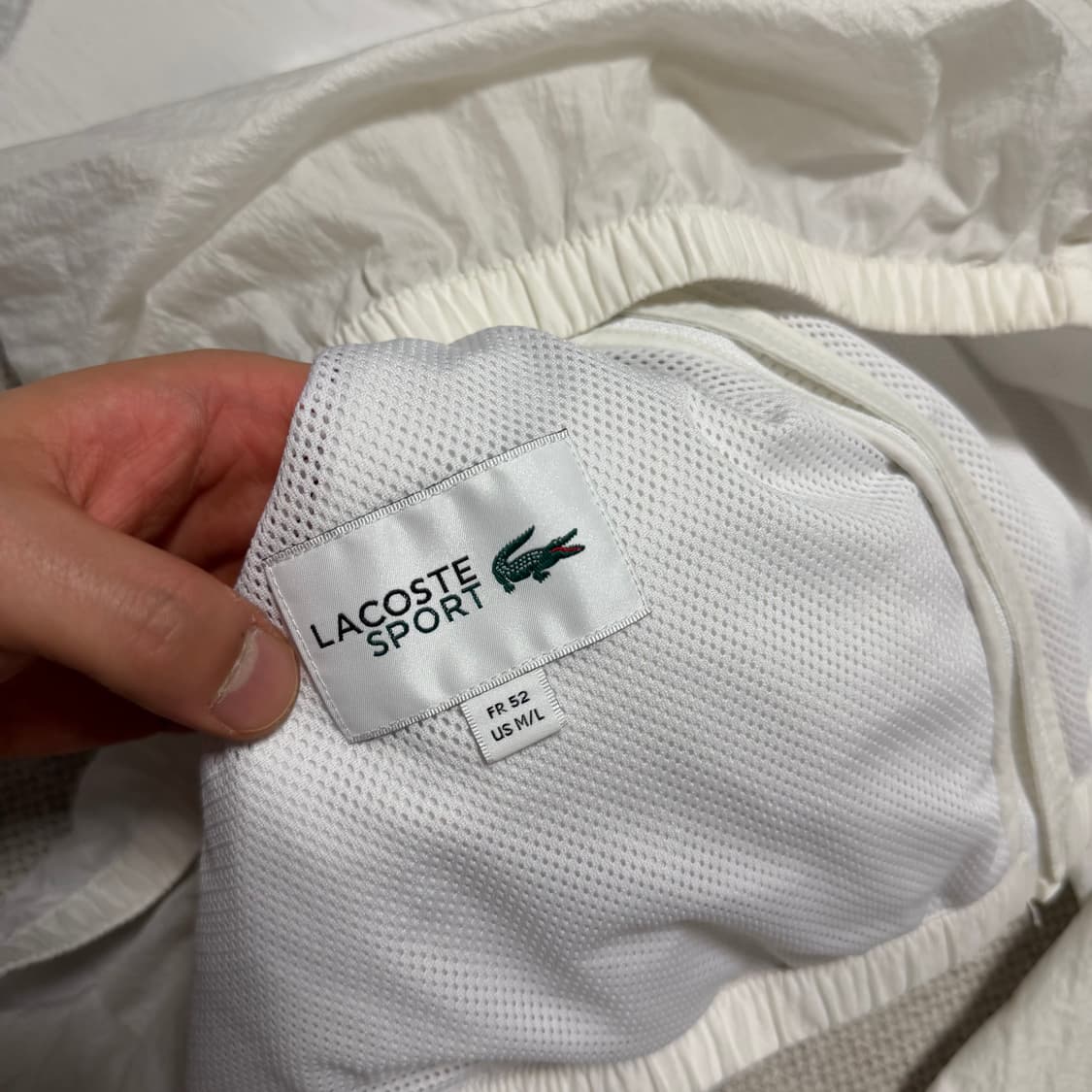 라코스테 로고 경량 바람막이 자켓 상품이미지3