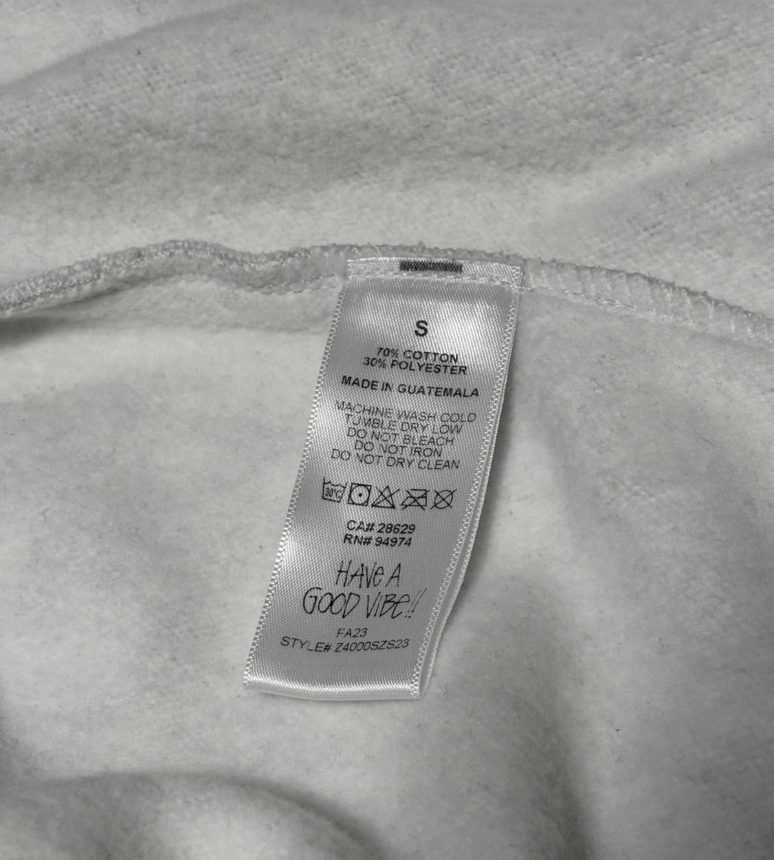 스투시 베이직 스투시 후드 집업 애쉬 헤더 2023 상품이미지3