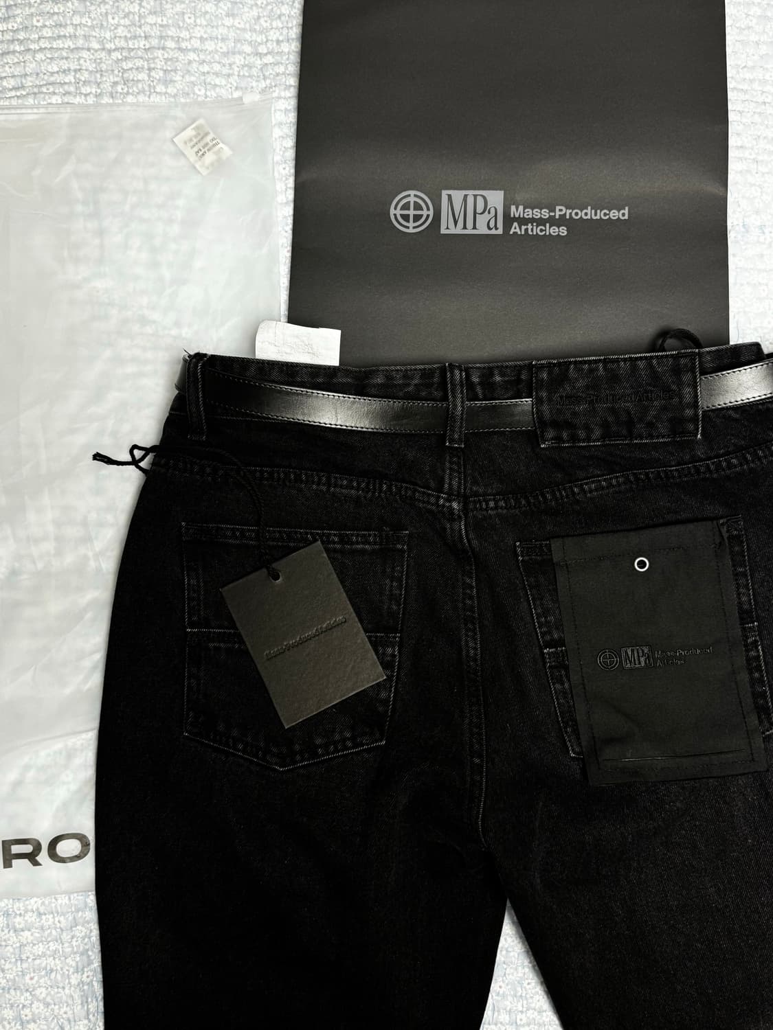 (풀구성) MPa 6-POCKET DENIM PANTS (BLACK) L 상품이미지3
