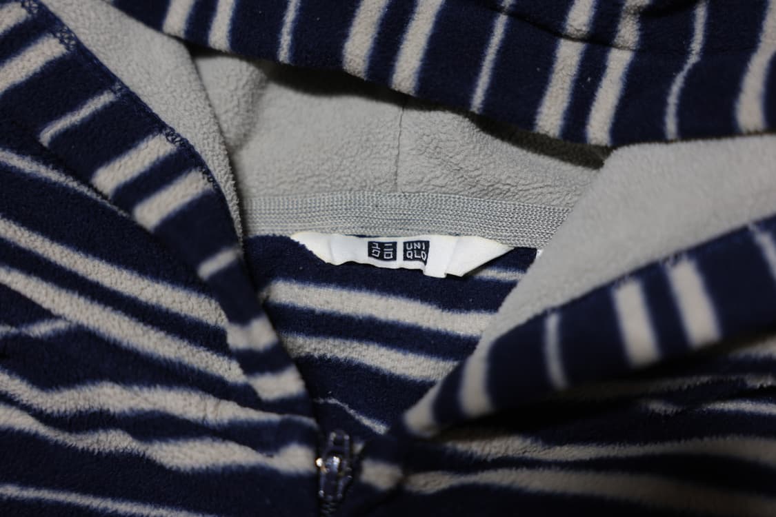 [JPN]Uniqlo Striped Fleece zipup hoodie 상품이미지4