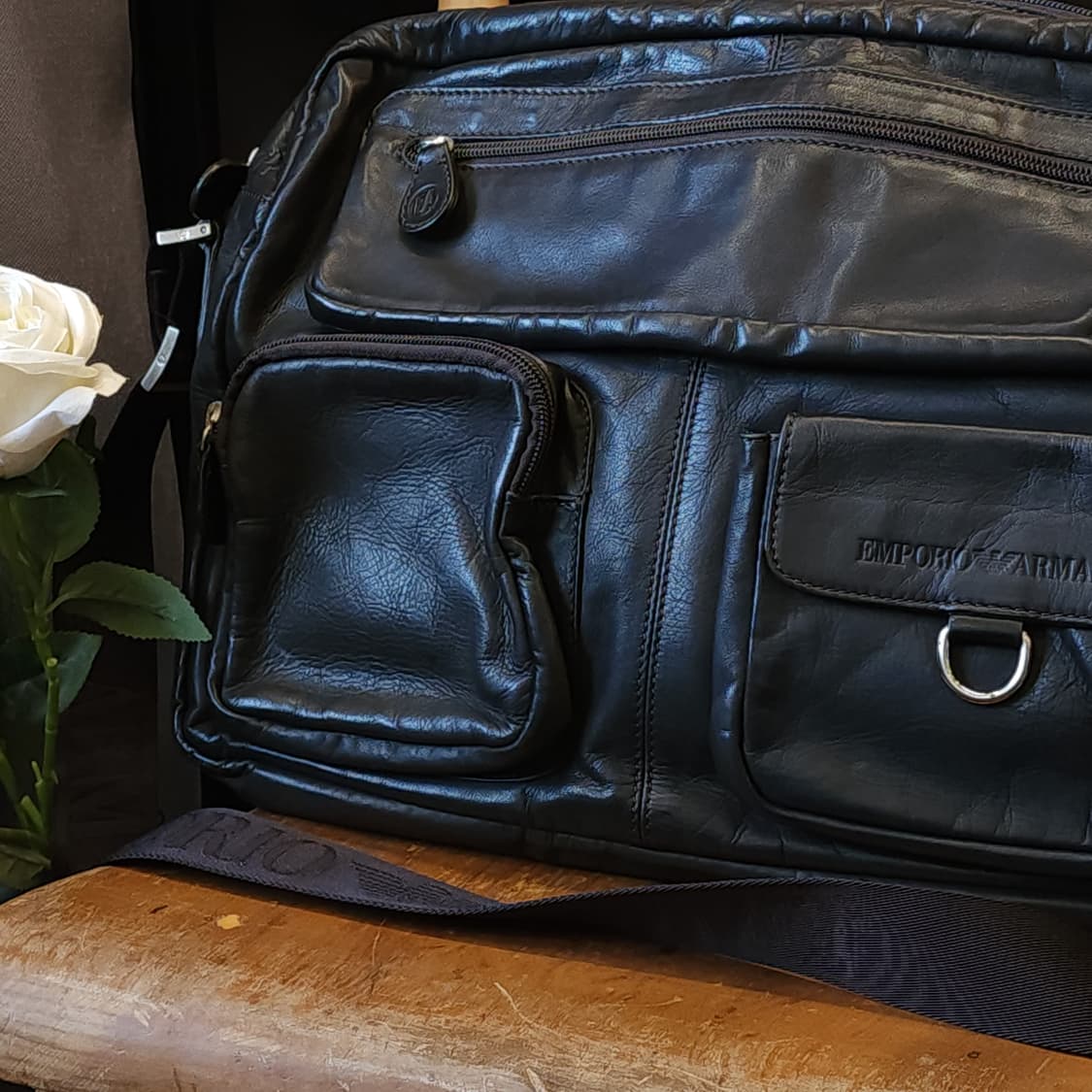 엠포리오 아르마니 크로스백 레더 메신져백 브리프케이스 상품이미지3