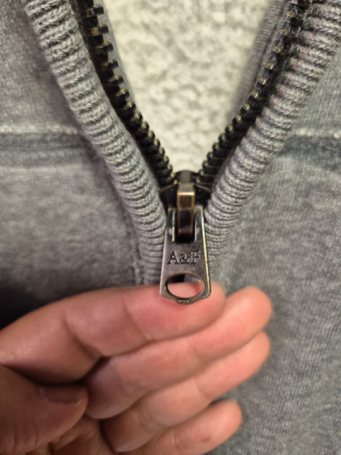 아베크롬비 Y2K 빈티지 후드집업 그레이 M사이즈(상태A급) 상품이미지6