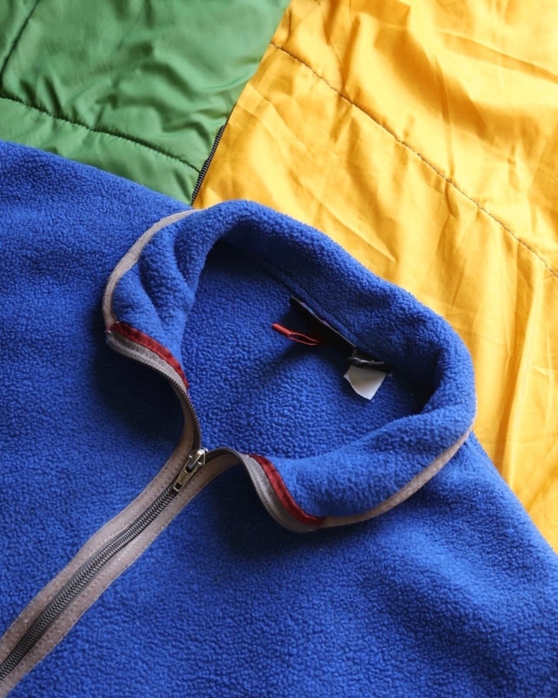 파타고니아 빈티지 00s 마수피얼 신칠라 하프집업 플리스 네이비 블루 L 상품이미지3