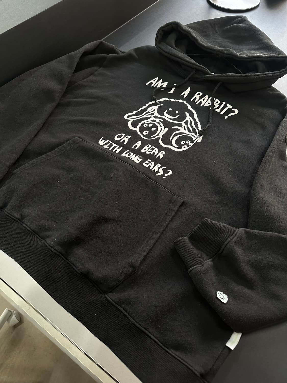 나이스고스트클럽 래빗오어베어 후드티 상품이미지5