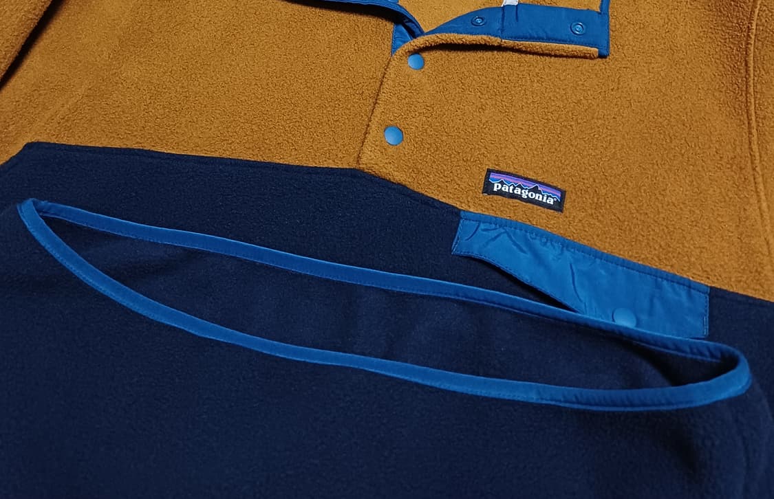 [S] 파타고니아 신칠라 스냅티 네이비 블루 / 베어 브라운 상품이미지6