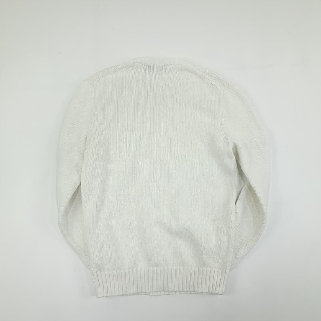 S-M 폴로 화이트 긴팔 니트 knit (CT947) 상품이미지6