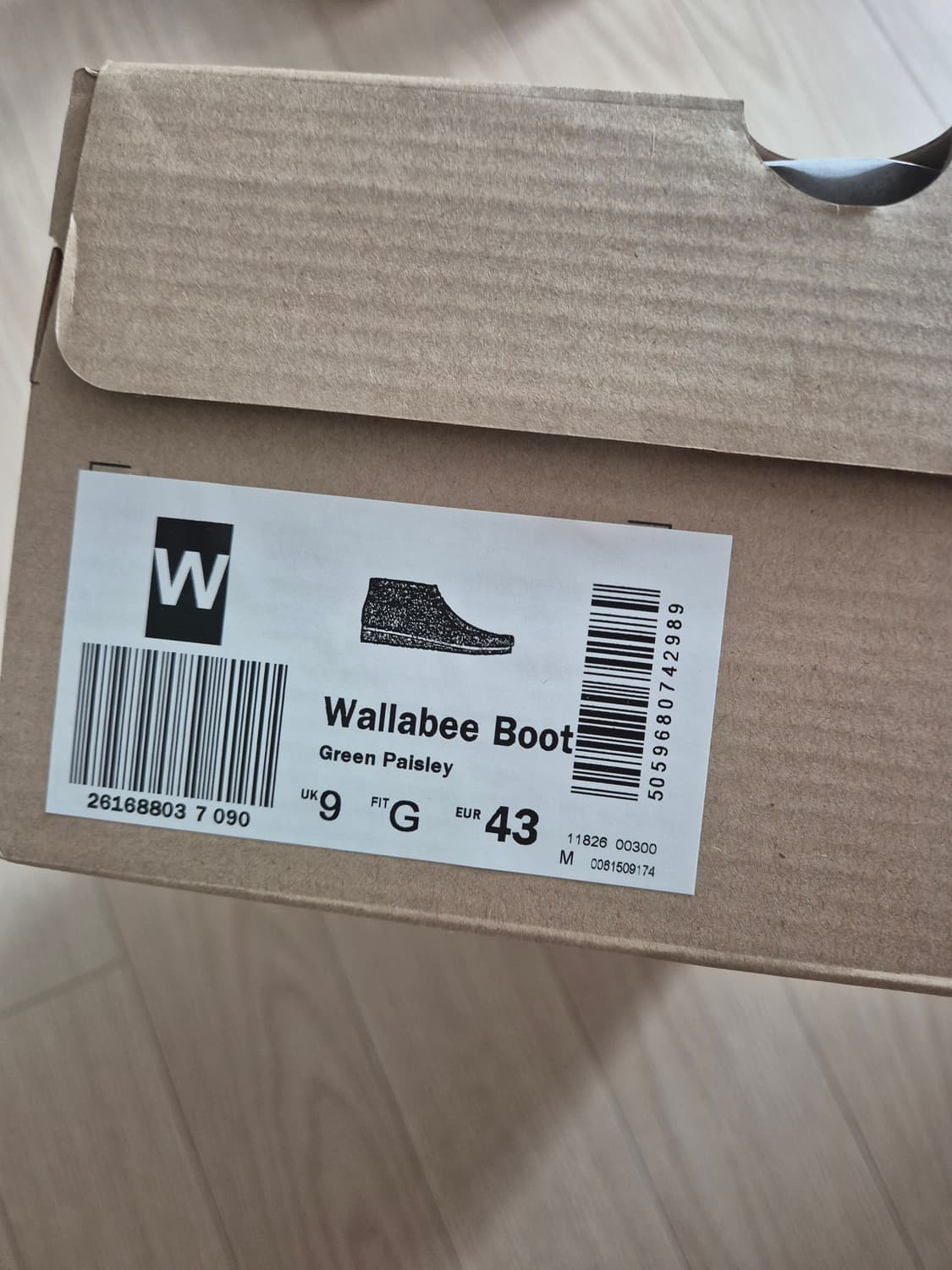 클락스 왈라비 페이즐리 275 상품이미지3