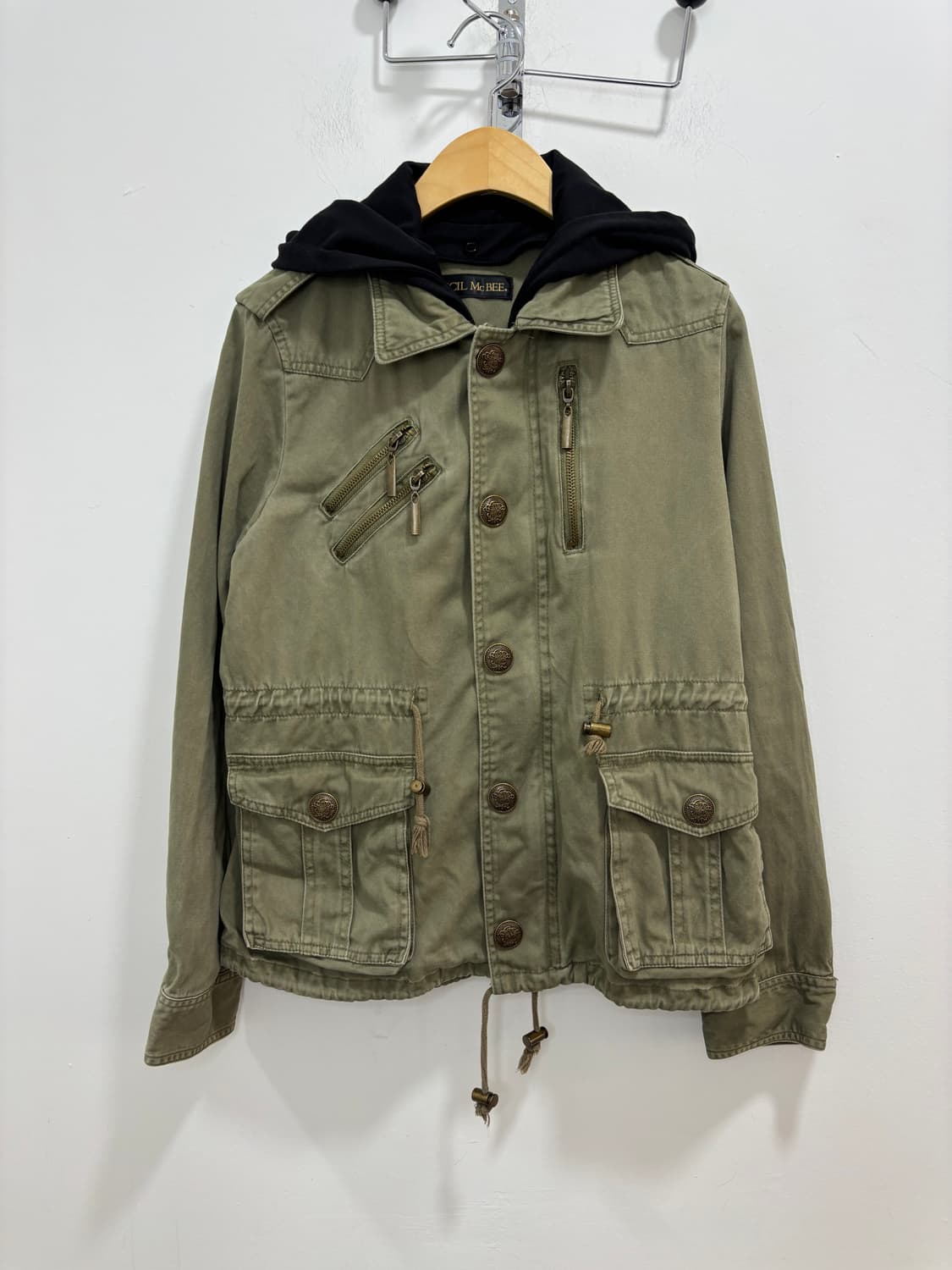 Cecil McBee y2k 레이어드 워크 자켓 상품이미지5