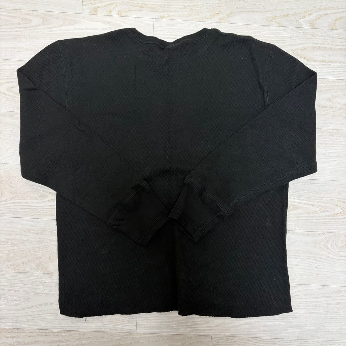 글래드핸드 와플 긴팔티셔츠 블랙m 상품이미지2