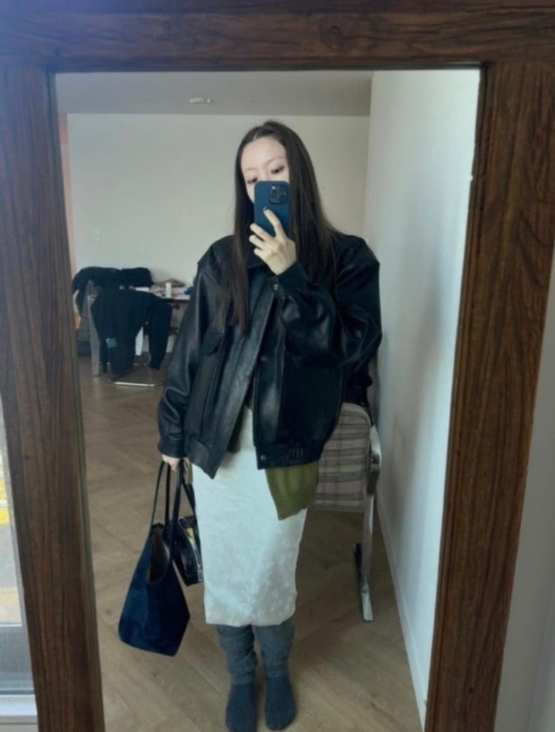 당일할인)캐롤쇼페 레더자켓 상품이미지1