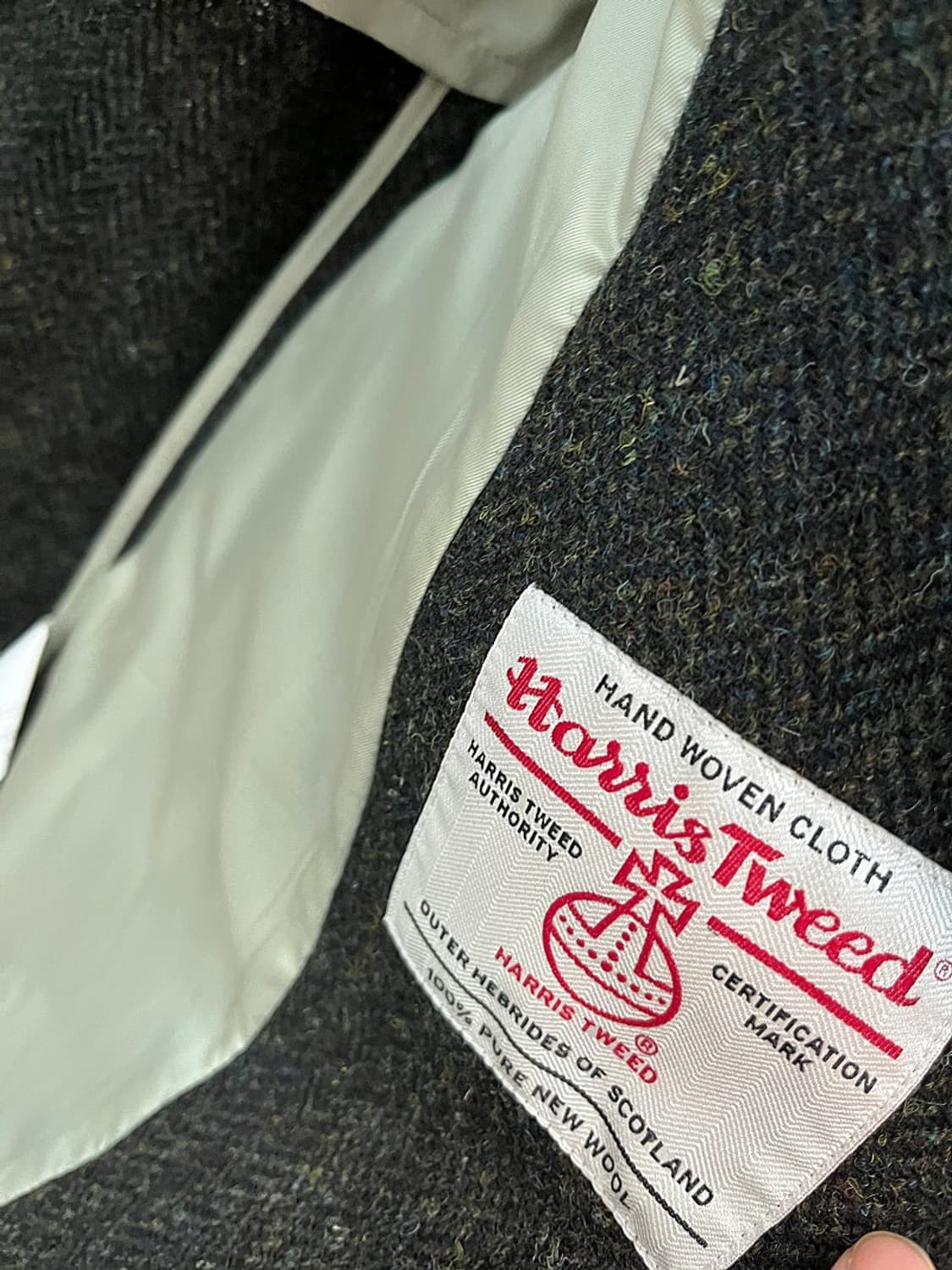 여) 헤지스 해리스 트위드 롱코트  상품이미지7
