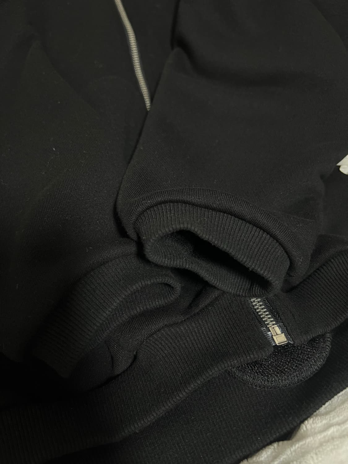 드라이로즈 빅리본 후드집업 블랙 상품이미지3