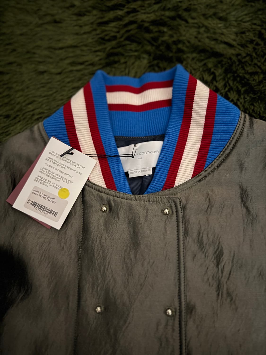 [36] Esteban Cortazar 에스테반 코르타자르 사틴 봄버 상품이미지4