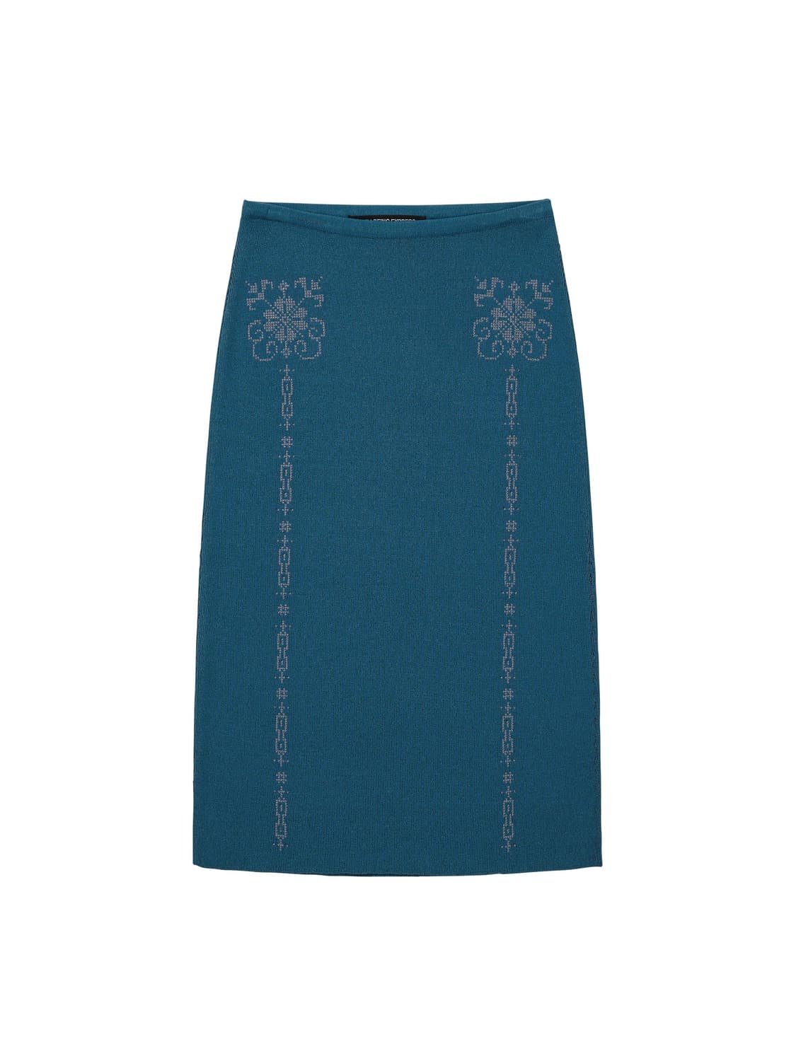 웰빙익스프레스 엠브로이드 니트 셋업 상품이미지2