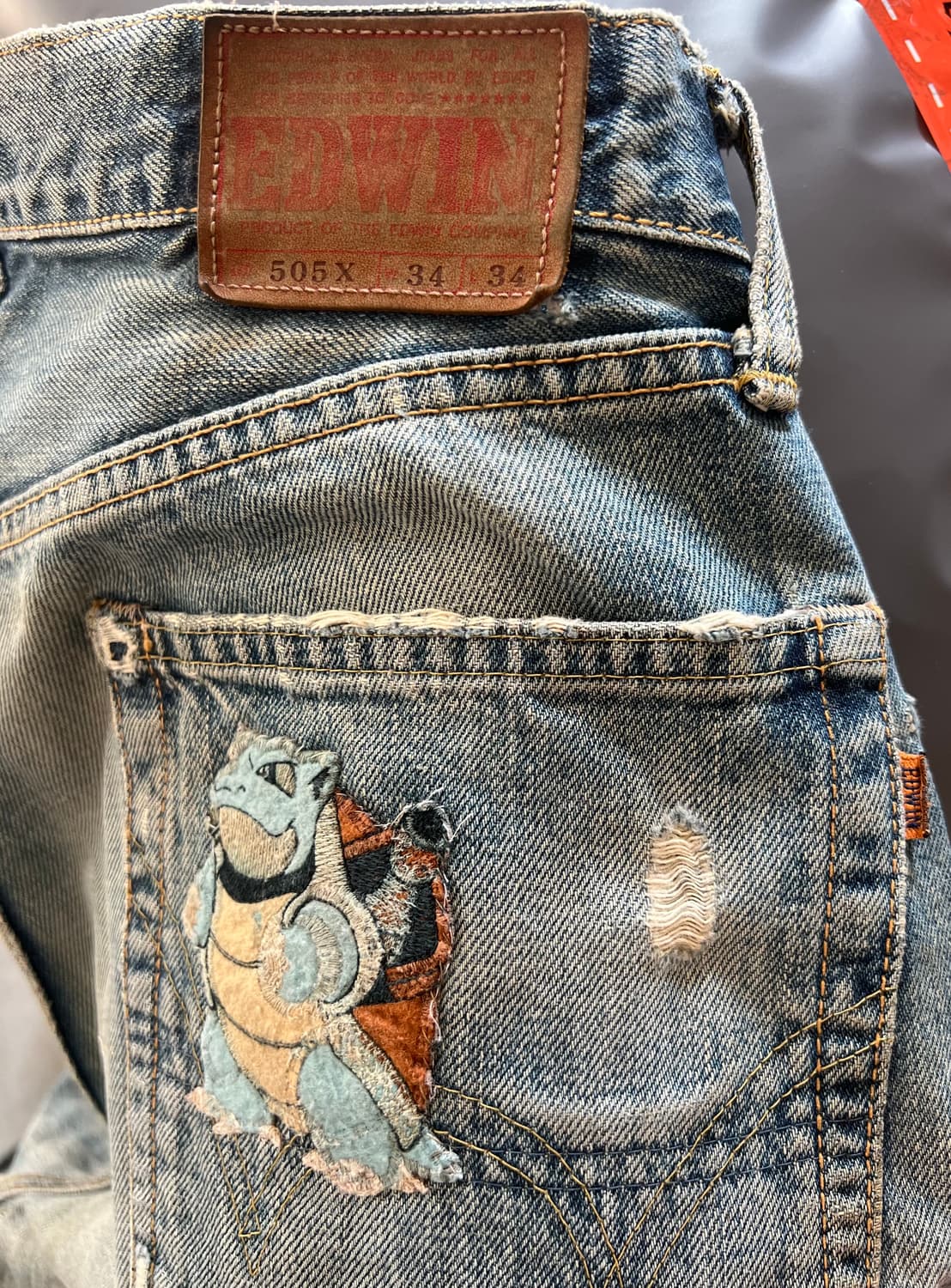 빈티지 EDWIN 505X 셀비지  상품이미지6