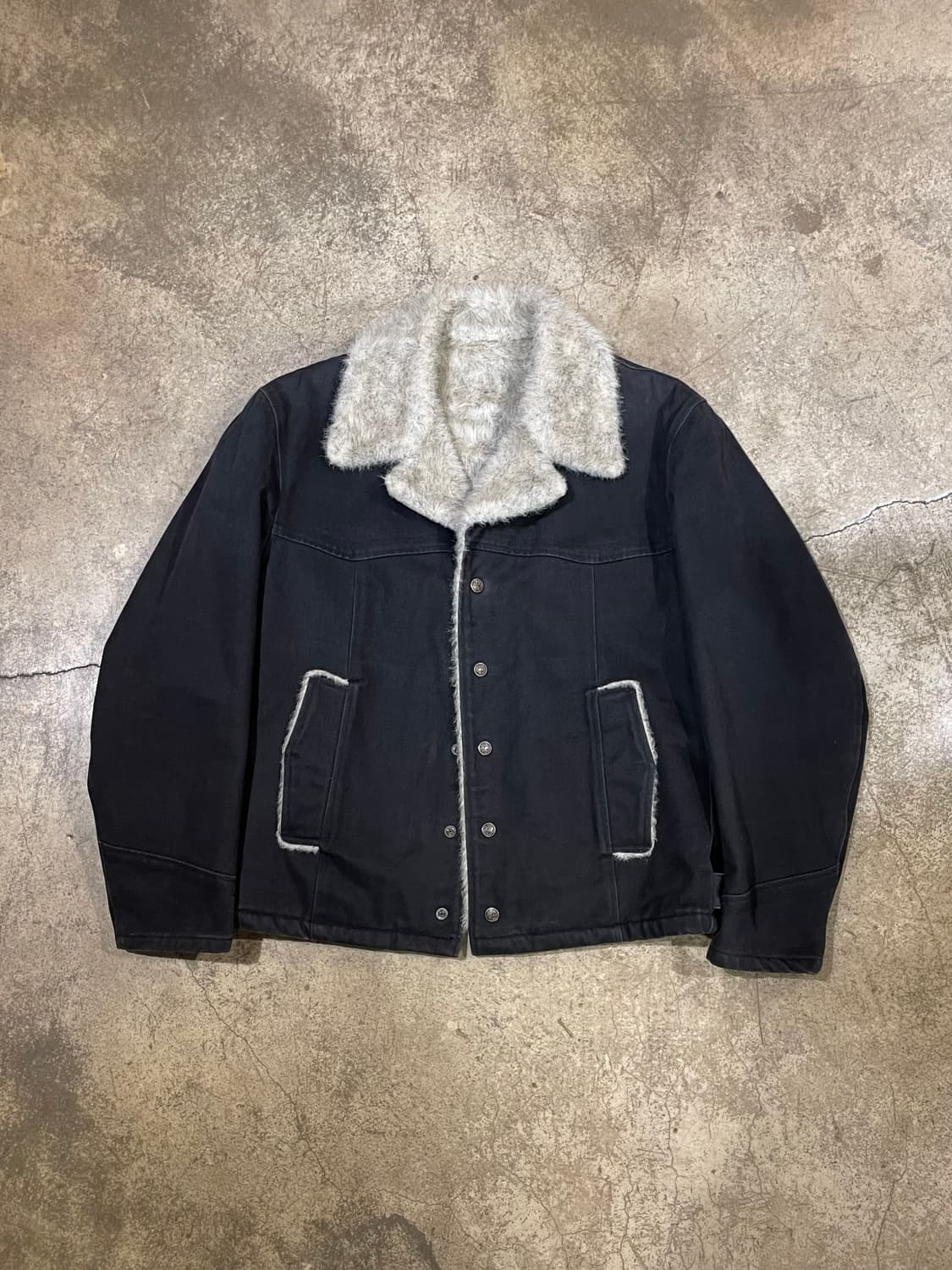 80’s 맨즈비기 쉐르파 데님 자켓 (B5104) 상품이미지1