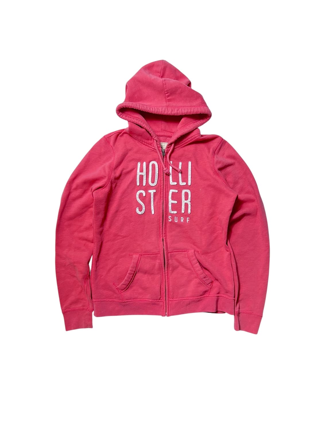 홀리스터 핑크 후드집업 L 딸기우유 상품이미지1