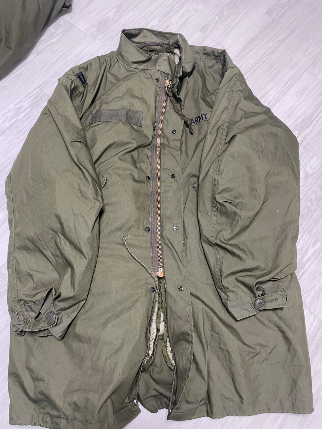 m65 og 피쉬테일 개파카 데드스탁 라지 세트 오리지널 상품이미지1