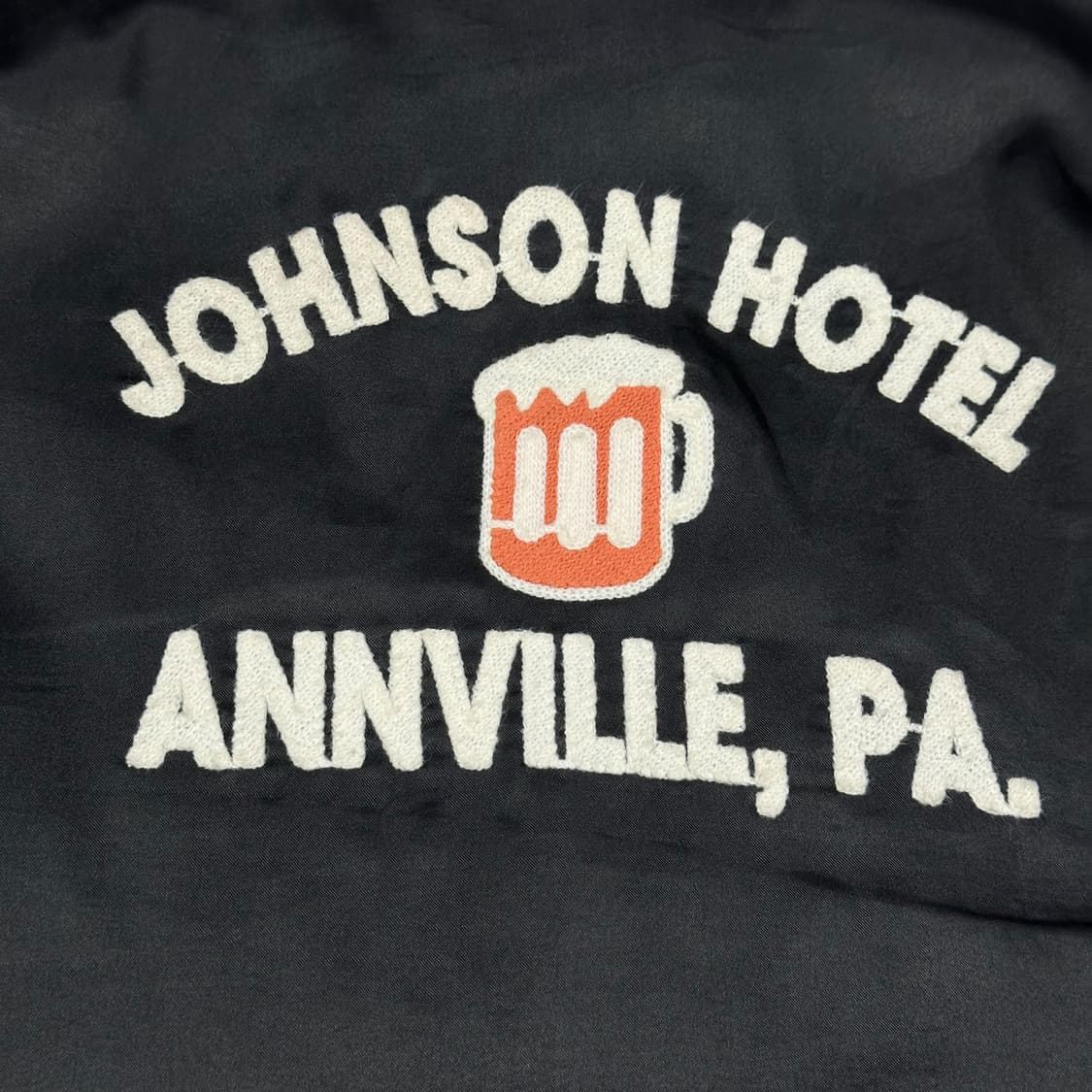 VTG 빈티지 레터링 백로고 블랙 코치자켓 (S) 상품이미지6