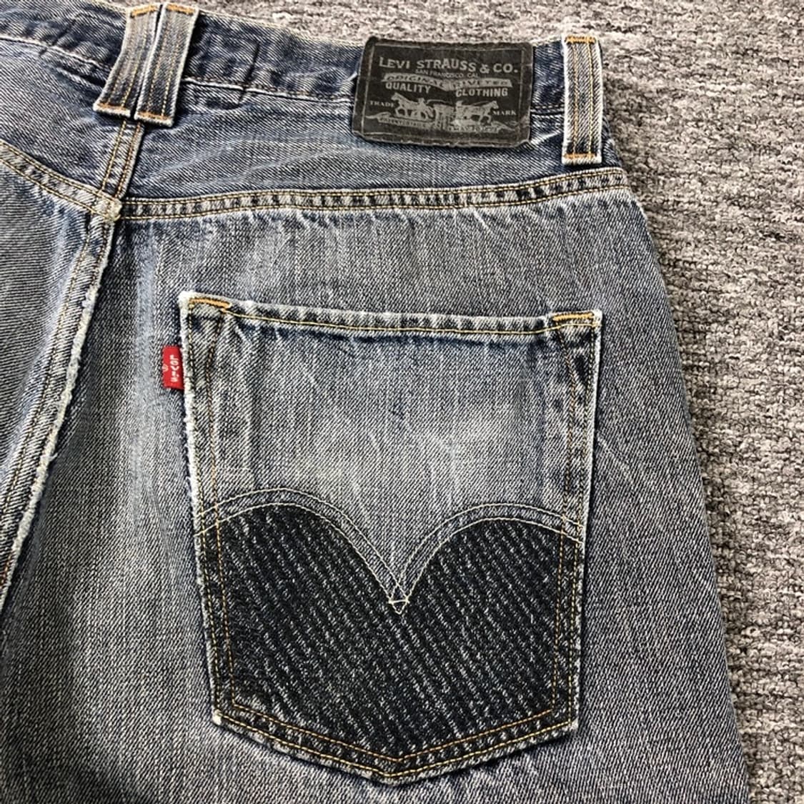 리바이스 빈티지 usa levi 레어템 569 스트레이트 루즈 데님팬츠 상품이미지2