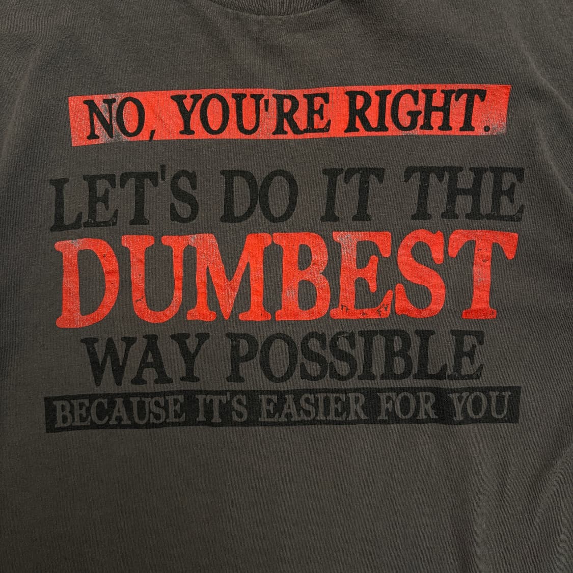 00s Delta DUMBEST WAY T-shirt 상품이미지2