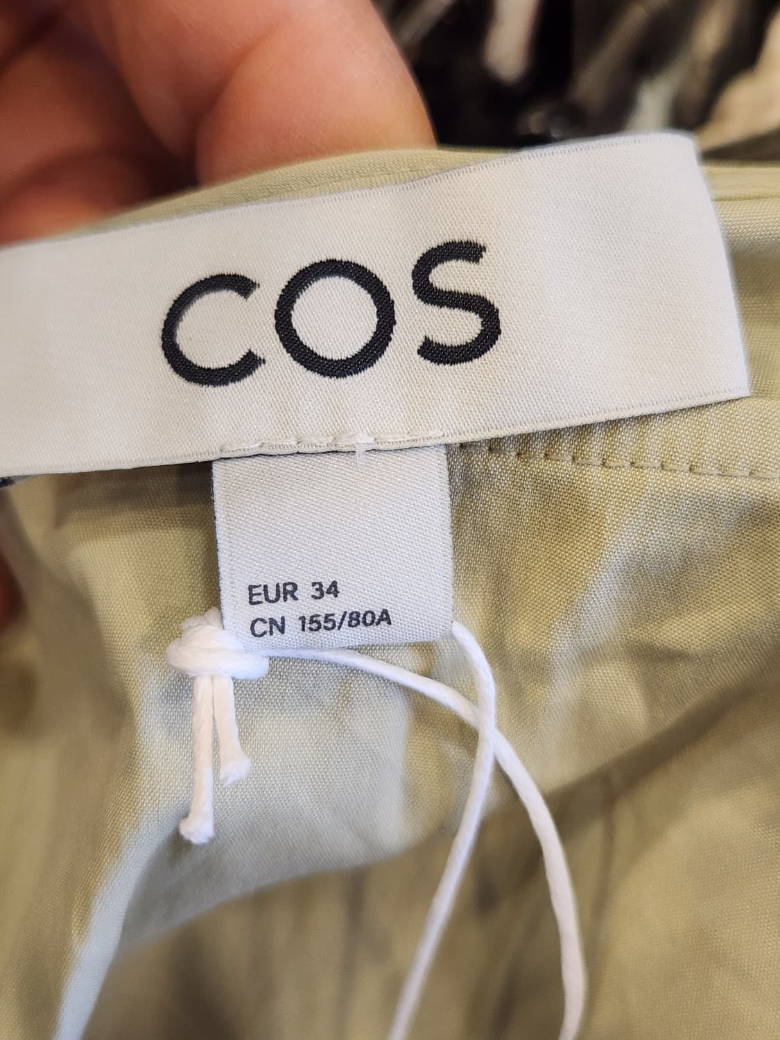 COS 개더드 오픈백 미디 드레스 새제품  상품이미지9